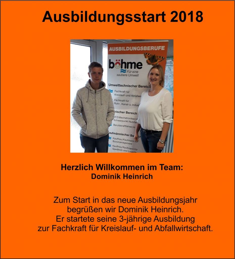 NewsSeptember2018 Willy Böhme GmbH & Co. KG